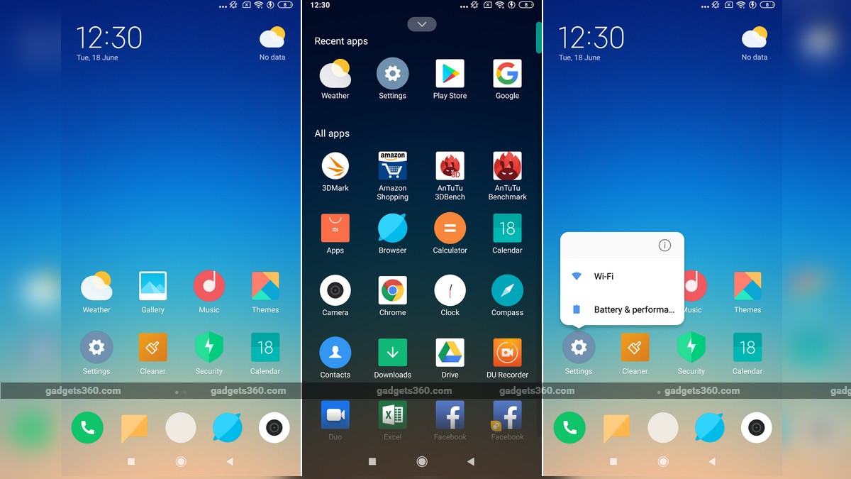 Xiaomi Testing App Drawer in MIUI Launcher, App Shortcuts Also Spotted in Alpha Development Build