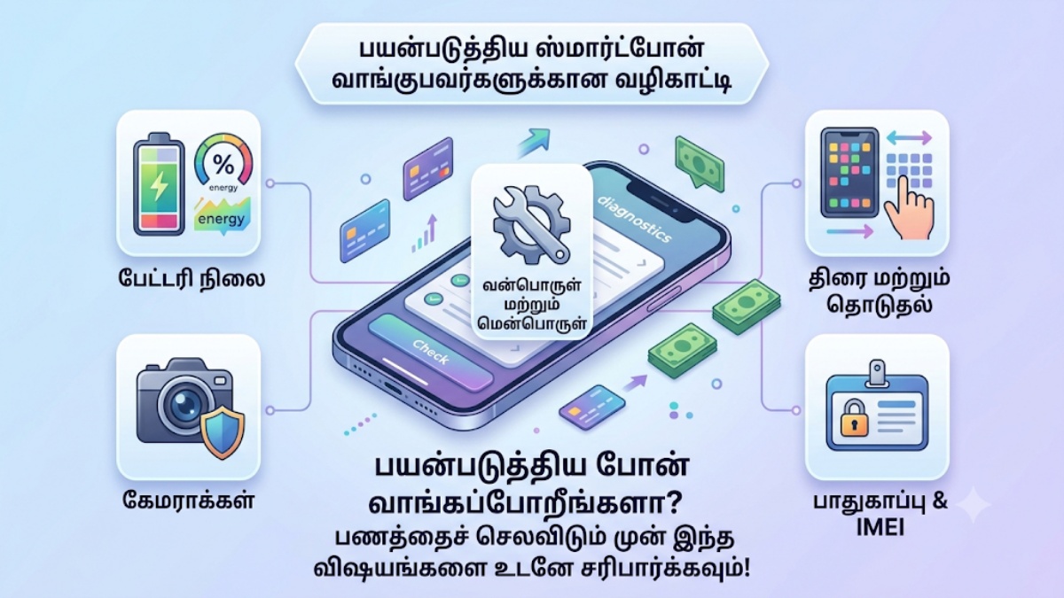 பயன்படுத்திய போன் வாங்கப்போறீங்களா? பணத்தைச் செலவிடும் முன் இந்த விஷயங்களை உடனே சரிபார்க்கவும்!