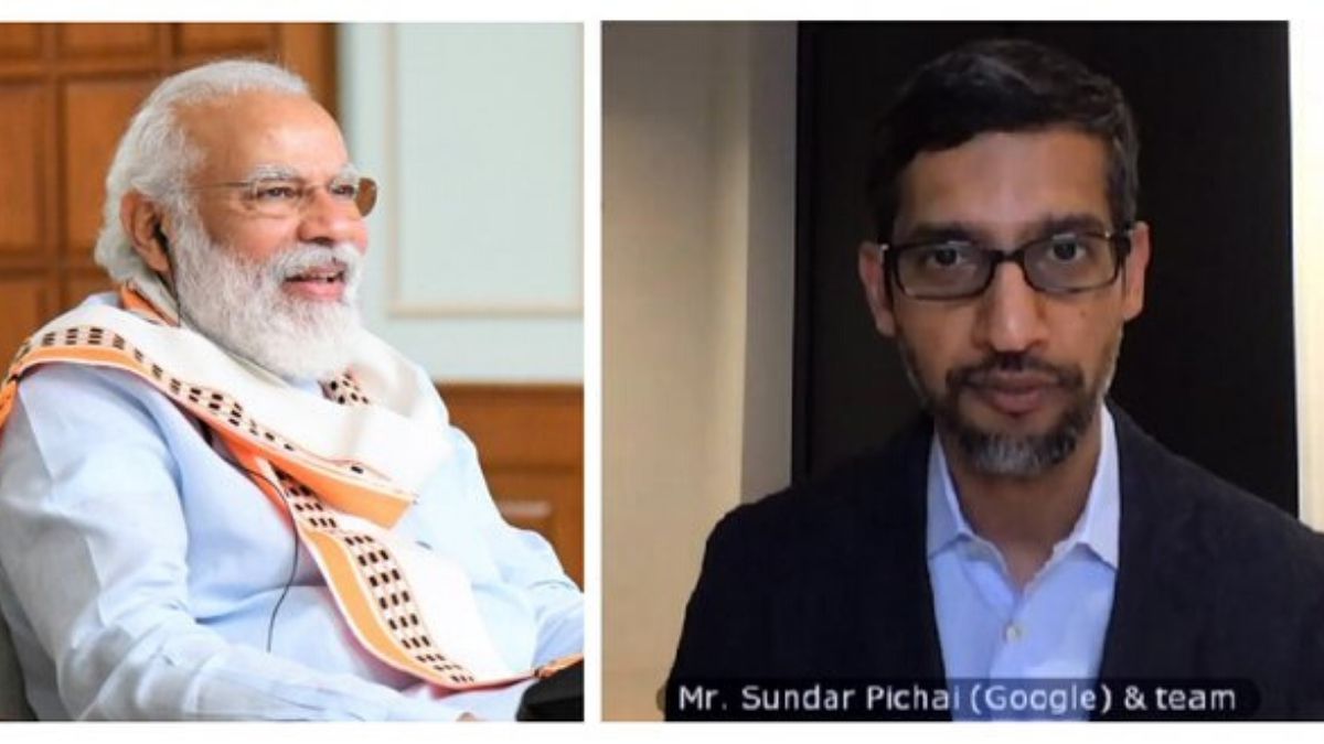 PM Narendra Modi, Google's Sundar Pichai Discuss How Tech Can Transform Lives of Indians