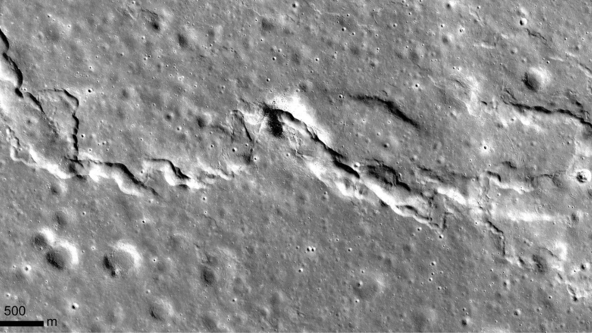 Lunar Surface Is Cracking as New Tectonic Map Reveals Recent Ridges Stretching Across the Moon, Study Suggests