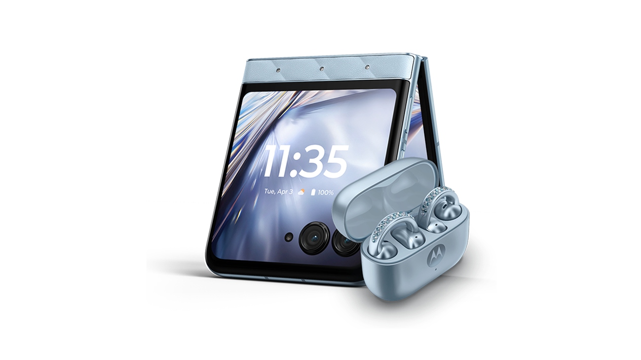 Motorola Razr 60, Moto Buds Loop&nbsp;Now Available in Swarovski Crystal-Studded 'Brilliant Collection'