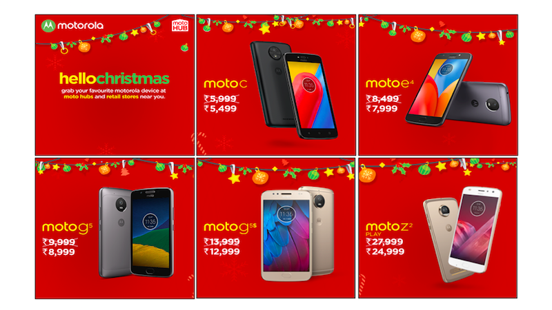 Moto G5, Moto G5s Plus, Moto Z2 Play, Moto E4, and Other Moto Smartphones Get Limited Period Discounts in India