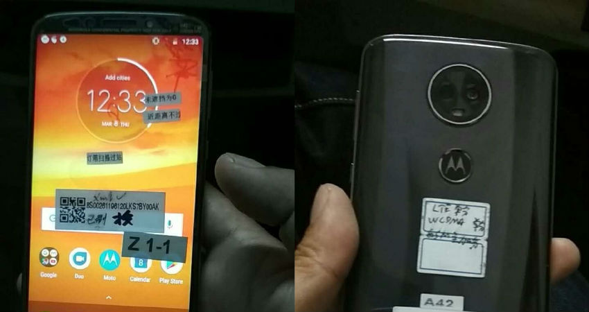 Moto E5 Plus Leaked Live Images Show 18:9 Display, Rear Fingerprint Sensor