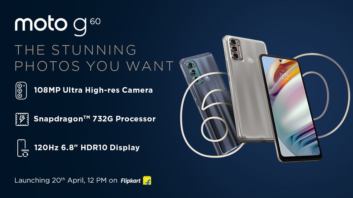 Moto G60, Moto G40 Fusion India Launch Confirmed for April 20, Key Specifications Teased