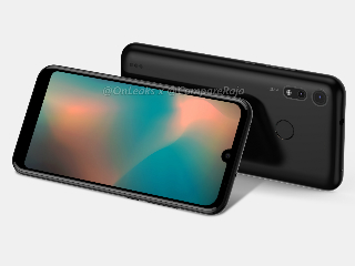 Motorola P40 Play Render Leak Tips Dual Rear Cameras, Waterdrop-Shaped Notch