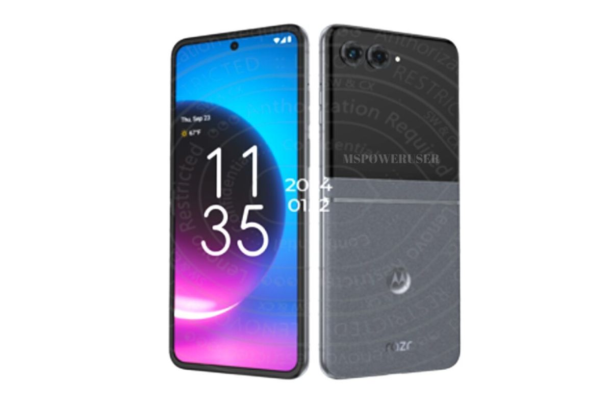 Motorola Razr 2024 Foldable Render Leaked, Tipped to be Available in Classic Grey Colour