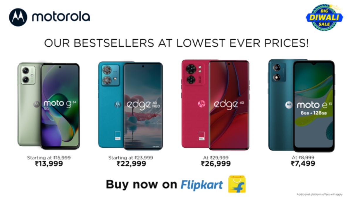 Motorola Edge 40, Moto G84 5G, and More Available on Discount During Flipkart Big Diwali Sale