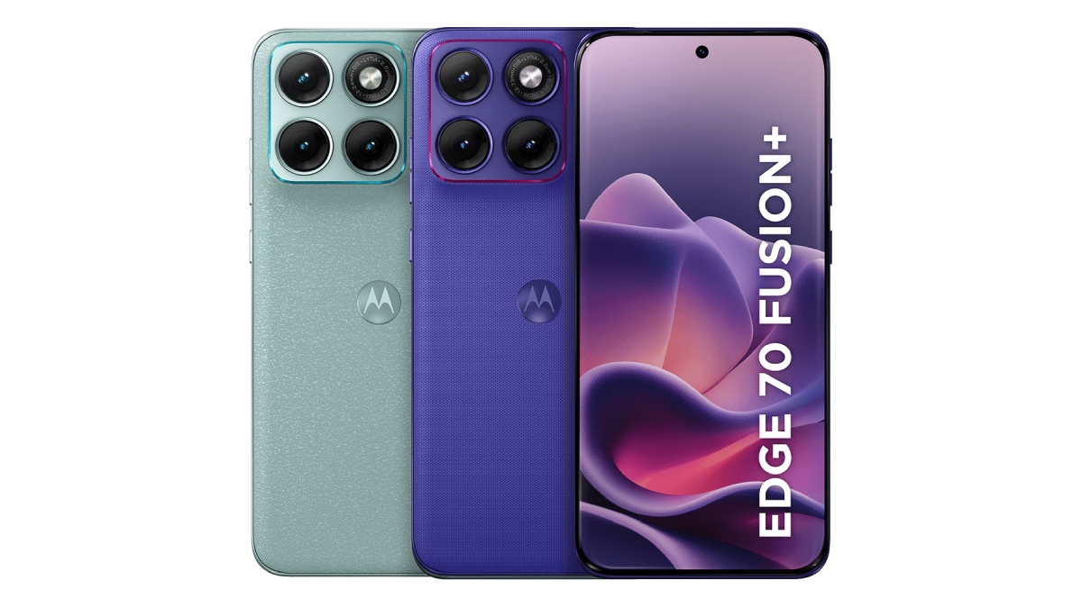 Motorola Edge 70 Fusion+ Launched With Triple Rear Camera Setup, 5,200mAh Battery: Price, Features