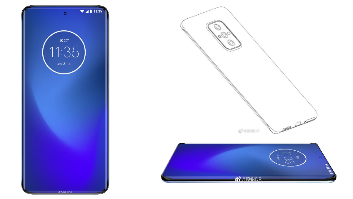 Motorola Could Be Working on Flagship Phone With Quad-Curved Display, Leaked Renders Show