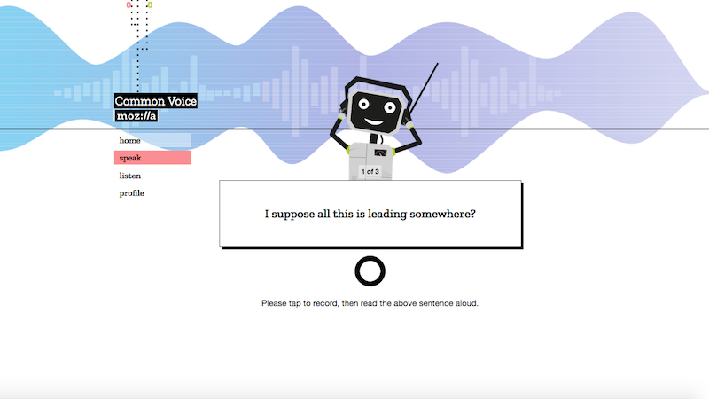 Mozilla Is Creating AI-Based Voice-Recognition Software Using Crowdsourcing