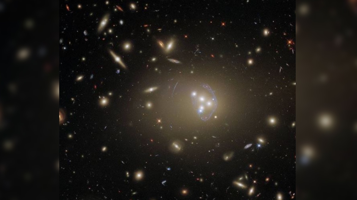 Worth Hundreds of Galaxies: NASA Shares Stunning Photo of Galaxy Cluster Captured by Hubble Telescope