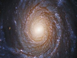 NASA's Hubble Captures Malnourished Black Hole at Core of Spiral Galaxy NGC 3147 in Draco Constellation NASA's Hubble Captures Malnourished Black Hole at Core of Spiral Galaxy NGC 3147 in Draco Constellation