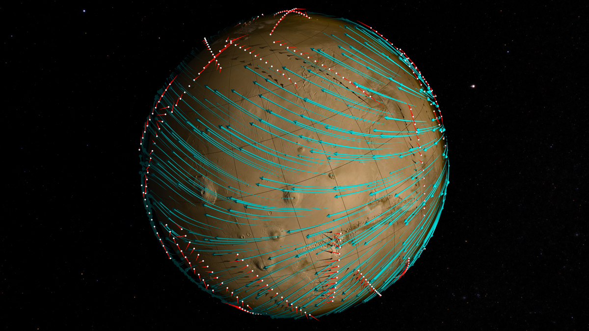 NASA's Maven Spacecraft Helps Map Winds in Mars' Upper Atmosphere for First Time