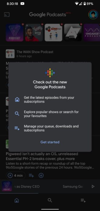 nuevos podcasts de Google 9to5 Podcasts de Google Google