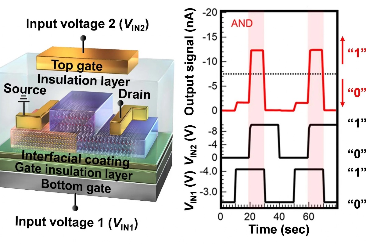 New Organic Transistors Facilitate Higher Density Circuit Integration for High-Performance Mobile Devices