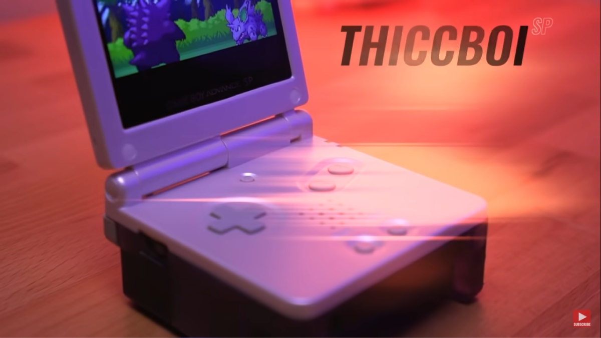 Thicc Boi SP, a Heavily Modded Game Boy Advance SP, to Be Available Commercially With Even More Additions