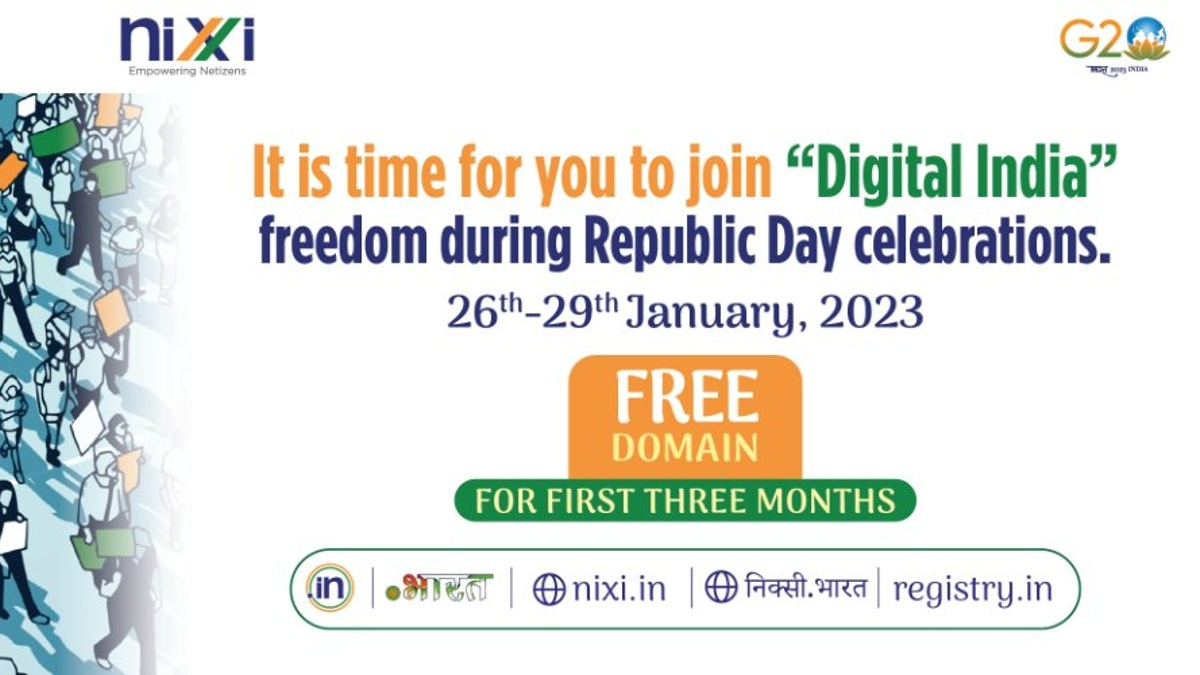 Nixi Offering Free .in Domain Names for the First Three Months as Part of Republic Day Celebrations