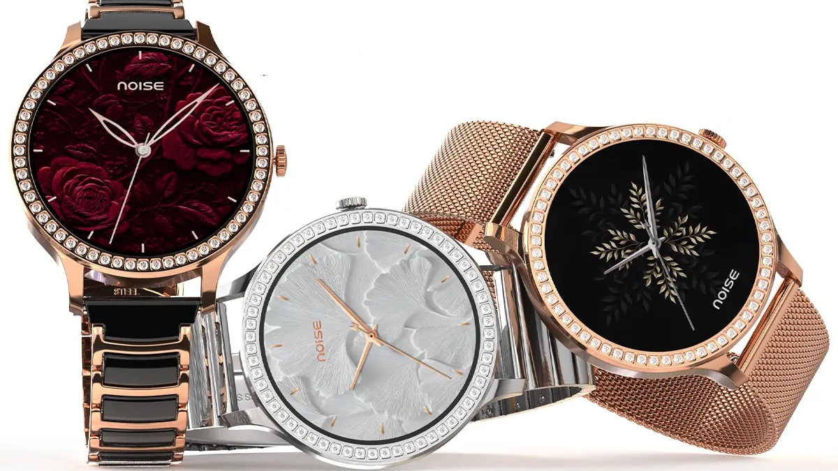 NoiseFit Diva Araya Jewellery-Inspired Smartwatch With Ceramic Build Launched in India: Price, Features