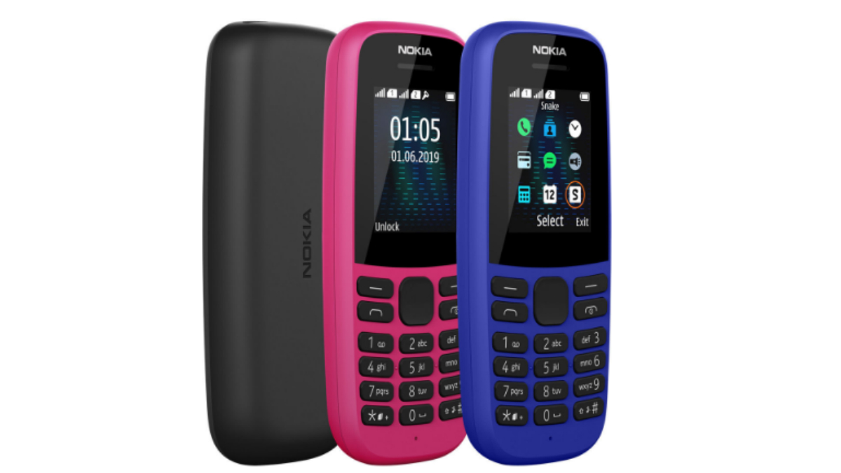 Nokia 105 (2019) Feature Phone With Up to 25 Days Standby Time Launched in India: Price, Specifications