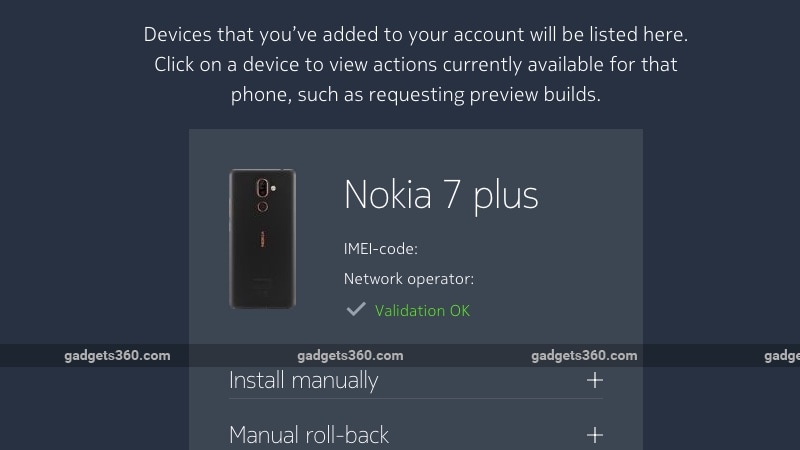 nokia 7 plus android p validate Android P