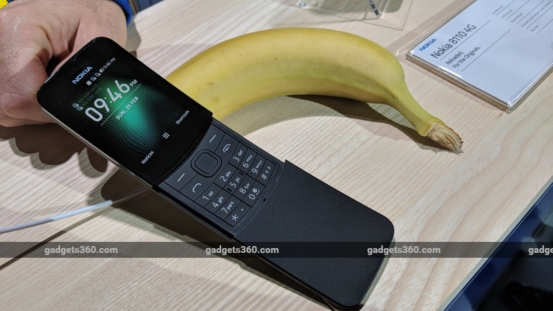 Nokia 8110 4G &lsquo;Banana Phone&rsquo; Gets WhatsApp Support in India via Nokia Store