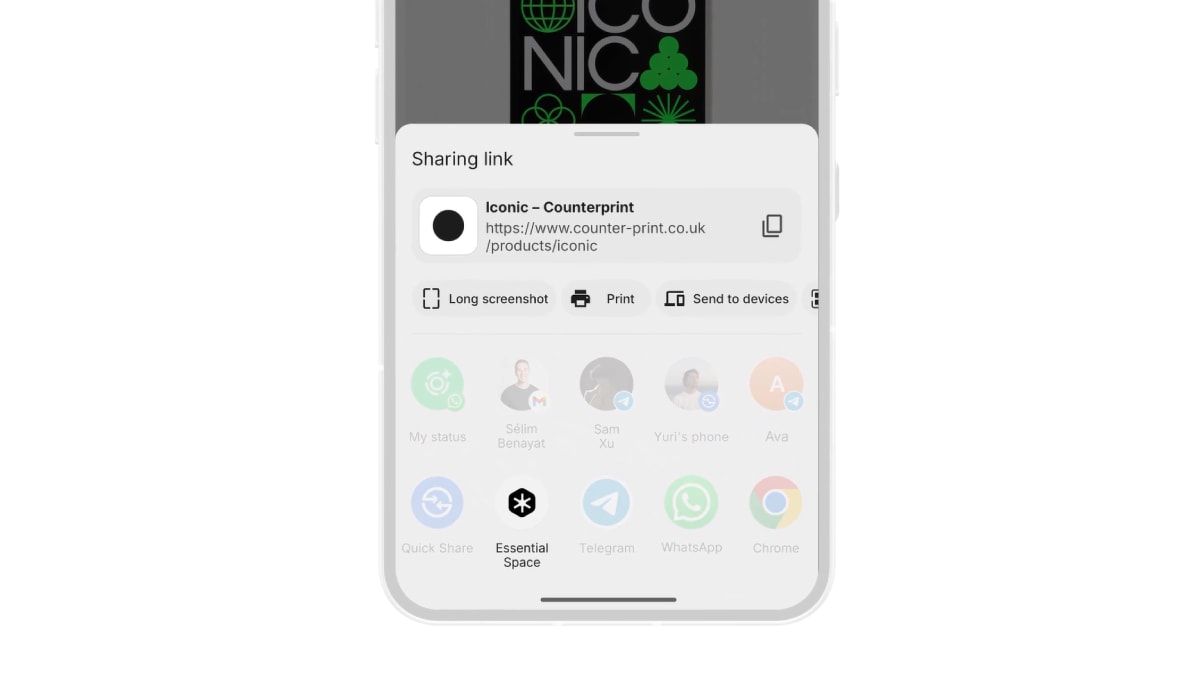 Nothing Phone Users Can Now Quickly 'Share' Any Content With Essential Space
