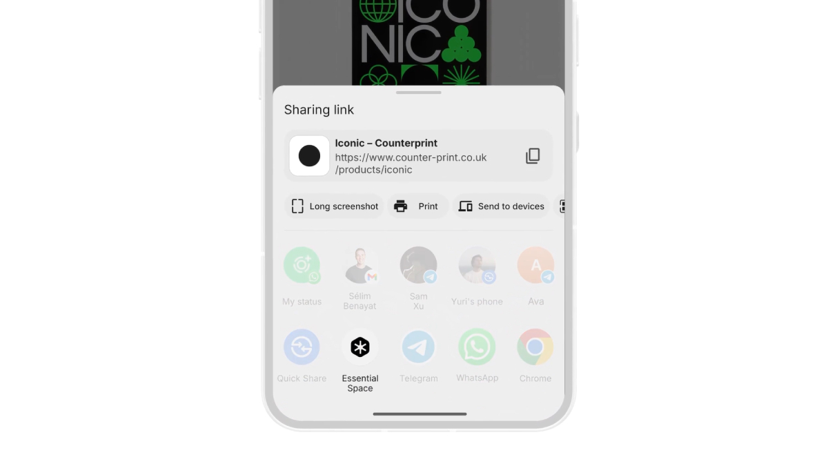 Nothing Phone Users Can Now Quickly 'Share' Any Content With Essential Space