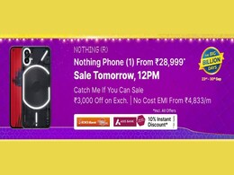 Nothing Phone 1 to Be Available on Flipkart for Rs. 28,999 on September 20 Nothing Phone 1 to Be Available on Flipkart for Rs. 28,999 on September 20
