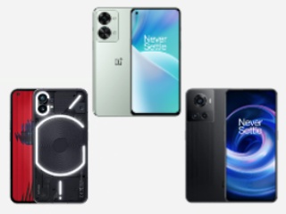 Nothing Phone 1 vs OnePlus Nord 2T 5G vs OnePlus 10R 5G: Price in India, Specifications Compared