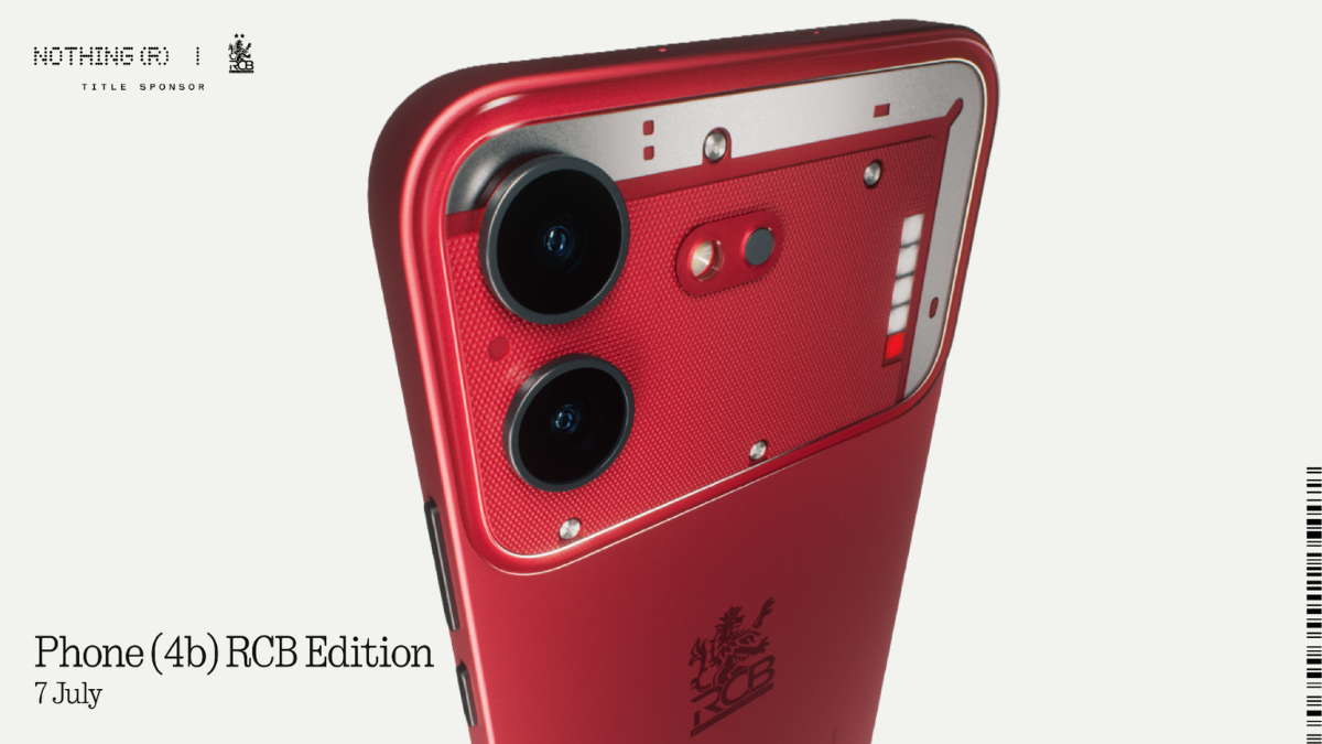 কোহলি ভক্তদের জন্য সুখবর, Nothing Phone 4b RCB Edition আগামী সপ্তাহে লঞ্চ হচ্ছে, প্রকাশ্যে ফার্স্ট লুক