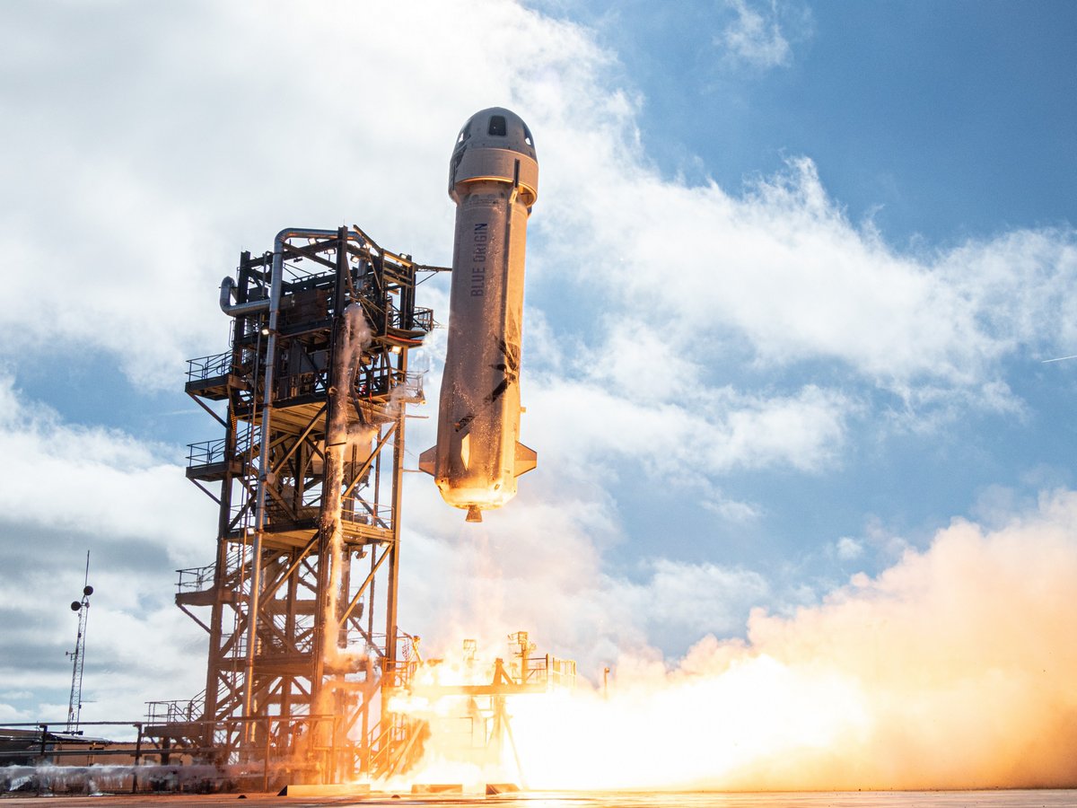 Jeff Bezos's Blue Origin Launches 12th Test Flight of Space Tourism Rocket