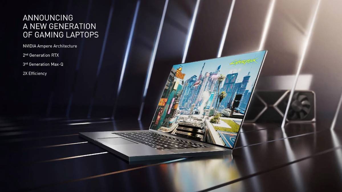 Nvidia GeForce RTX 3060, RTX 3070, RTX 3080 Gaming Laptop GPUs Announced at CES 2021