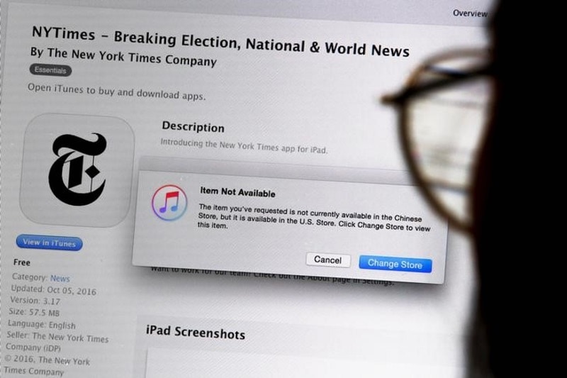 Questions Raised About Apple's Motives for Pulling New York Times App From China