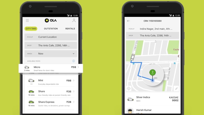 Ola Lite App Launched to Serve Tier II, Tier III Cities