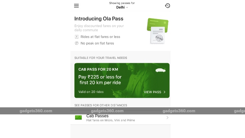 Ola Pass Subscription in Testing With Flat Fares for Micro, Mini, and Prime Rides