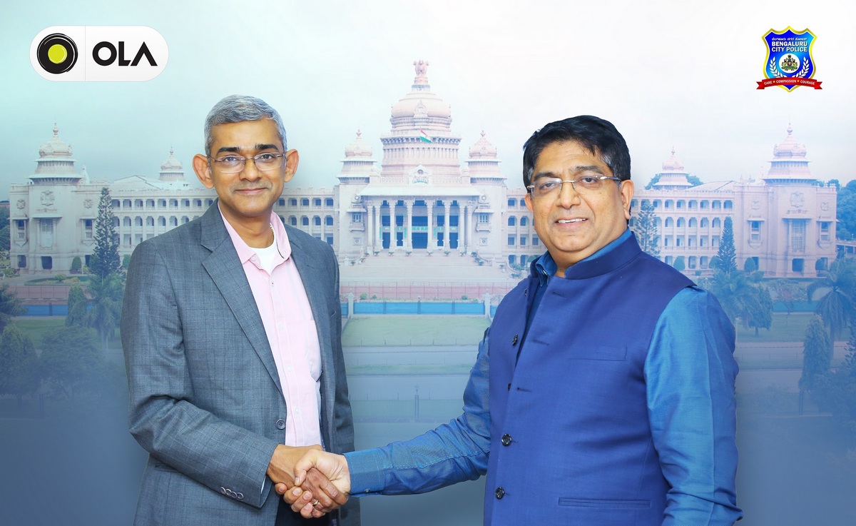 Ola Integrates Its App Emergency Button With Bengaluru Police Control Room