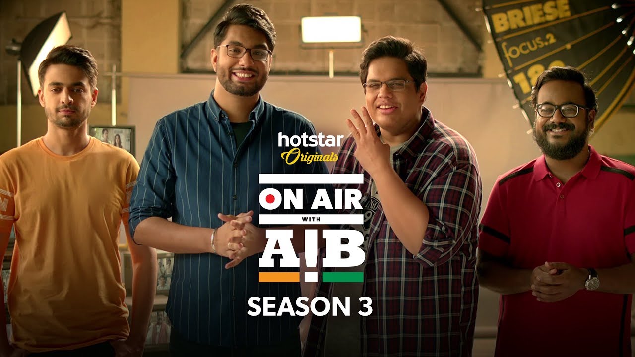 Hotstar Announces On Air with AIB Season 3 Release Date in New Trailer