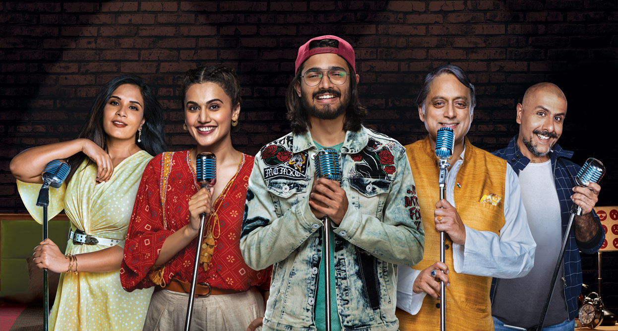 One Mic Stand Trailer: Shashi Tharoor, Taapsee Pannu Try Their Hand at Stand-Up Comedy in New Amazon Series
