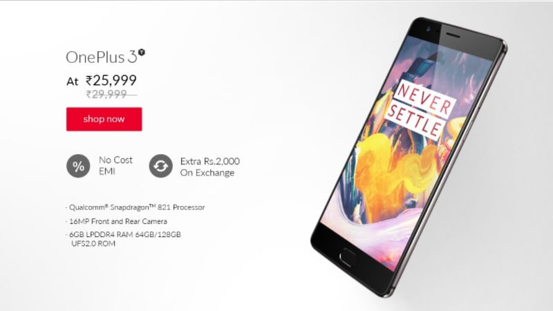 OnePlus 5, OnePlus 3T Available With Discounts, Cashbacks, Offers in OnePlus 1000 Days Sale