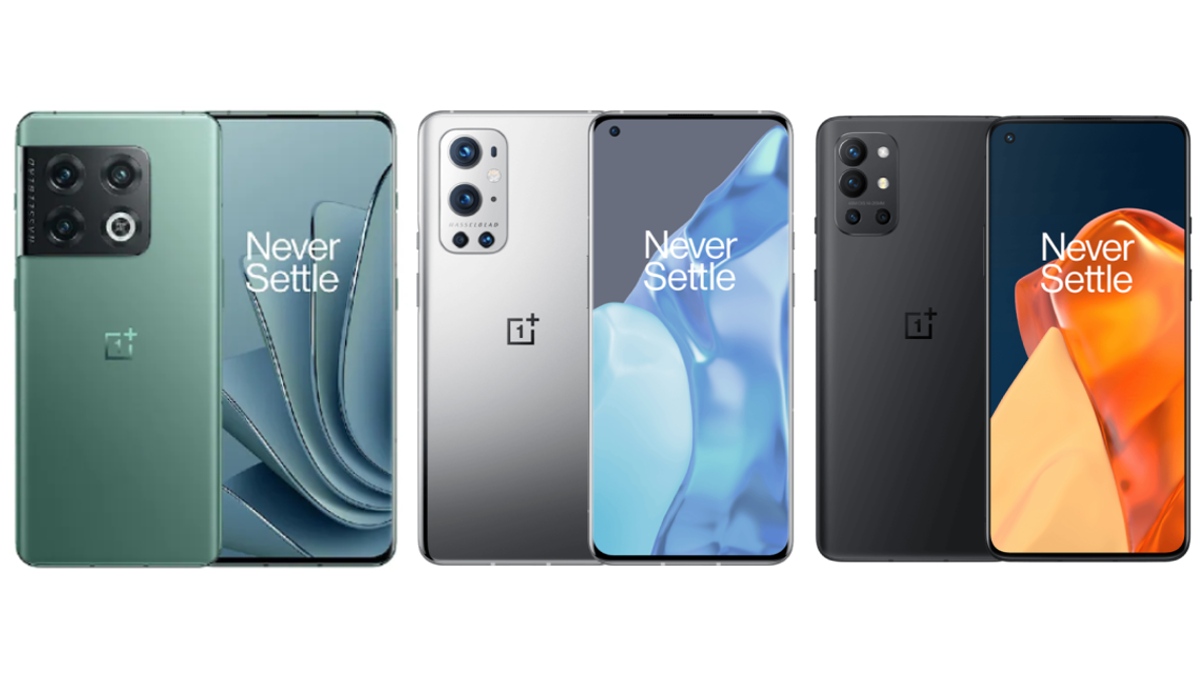 OnePlus 10 Pro vs OnePlus 9 Pro vs OnePlus 9R: What's the Difference?