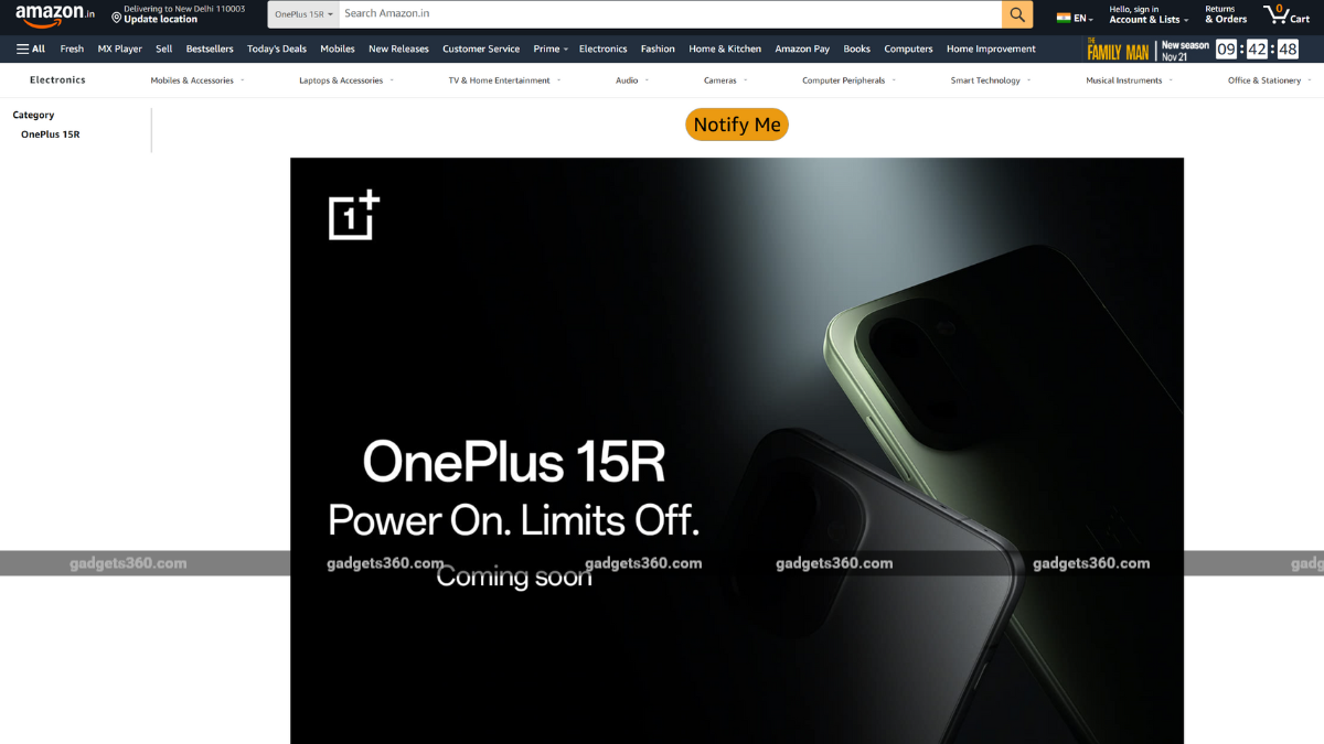 oneplus 15r amazon microsite inline OnePlus 15R