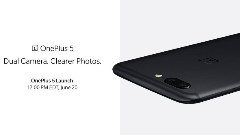 OnePlus 5 Official Image Shows Design Similar to iPhone 7 Plus'