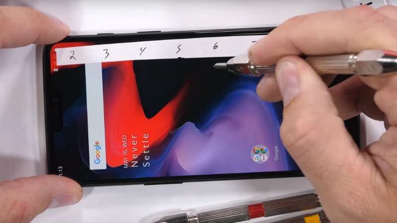 OnePlus 6 Seen Passing Bend, Burn, and Scratch Tests Following Its Debut