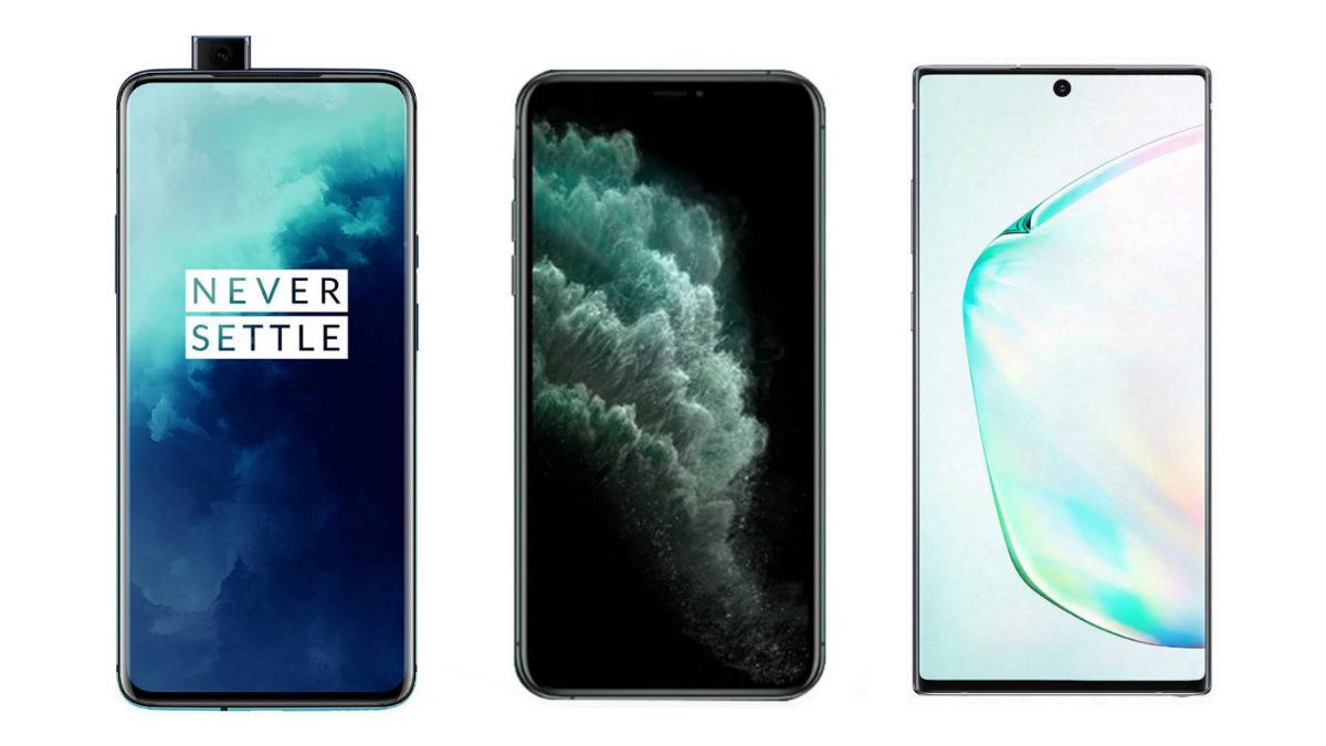 OnePlus 7T Pro vs iPhone 11 Pro Max vs Samsung Galaxy Note 10+: Price in India, Specifications Compared
