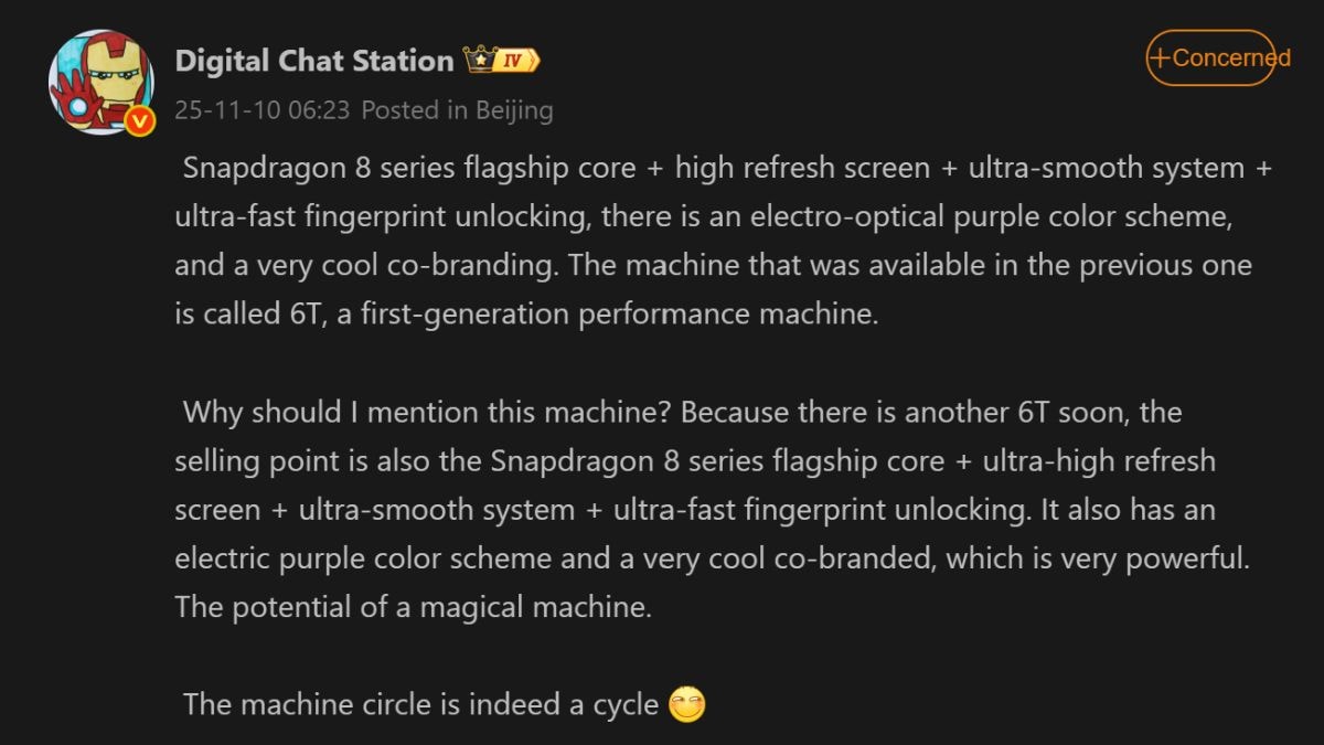 oneplus ace 6t dcs OnePlus Ace 6T