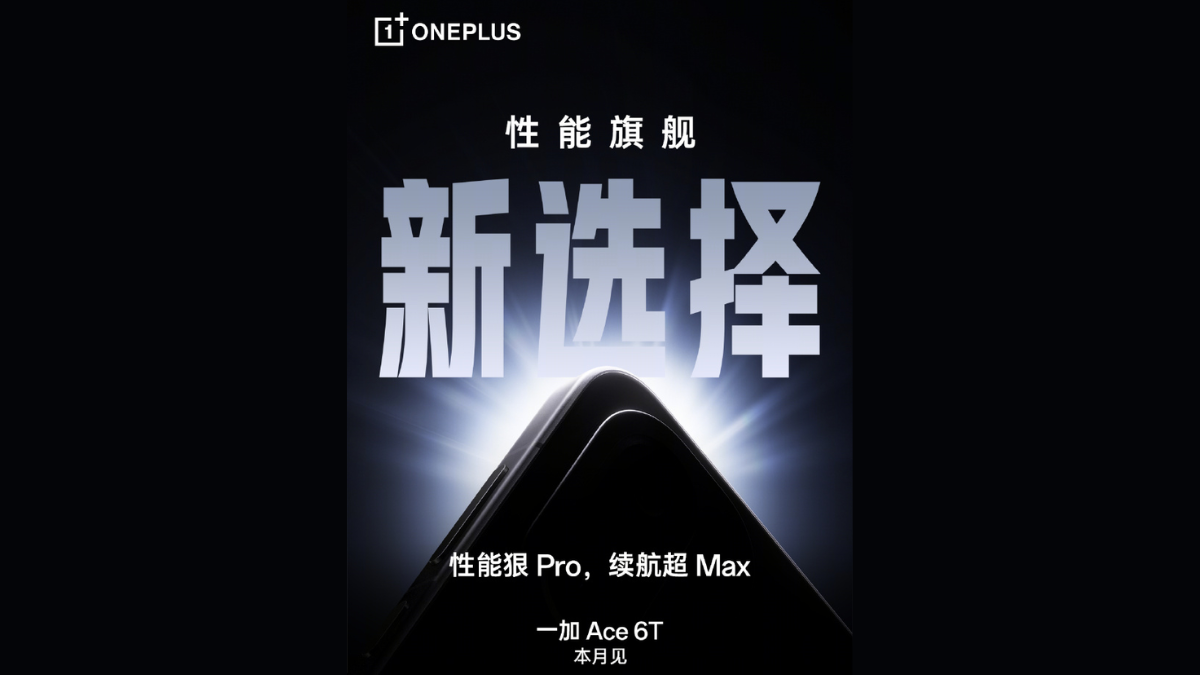OnePlus Ace 6T Launch Timeline Confirmed; Will Debut This Month With Snapdragon 8 Gen 5 SoC