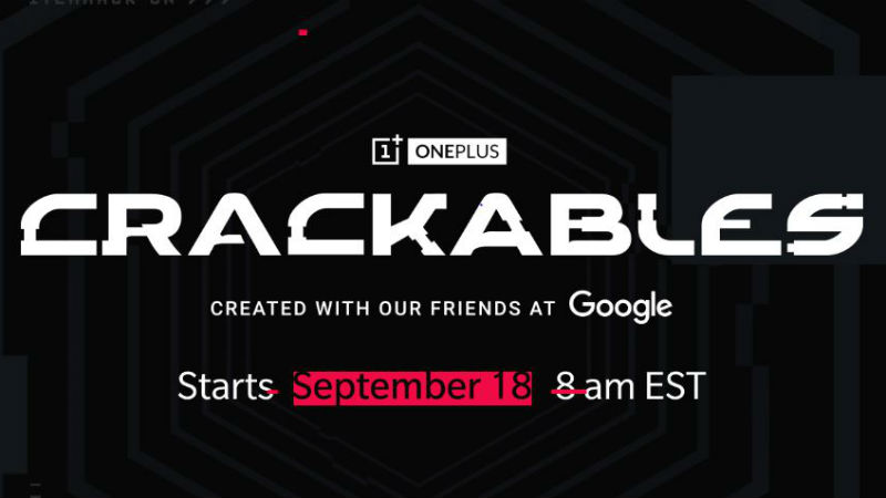 OnePlus 'Crackables' Contest Created With Google, Will Start on September 18