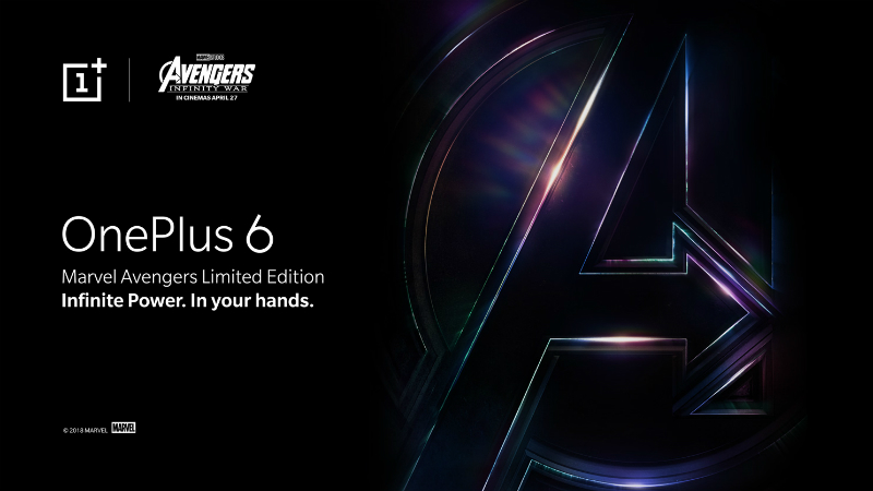 OnePlus 6 x Marvel Avengers Limited Edition Will Launch in India on May 17