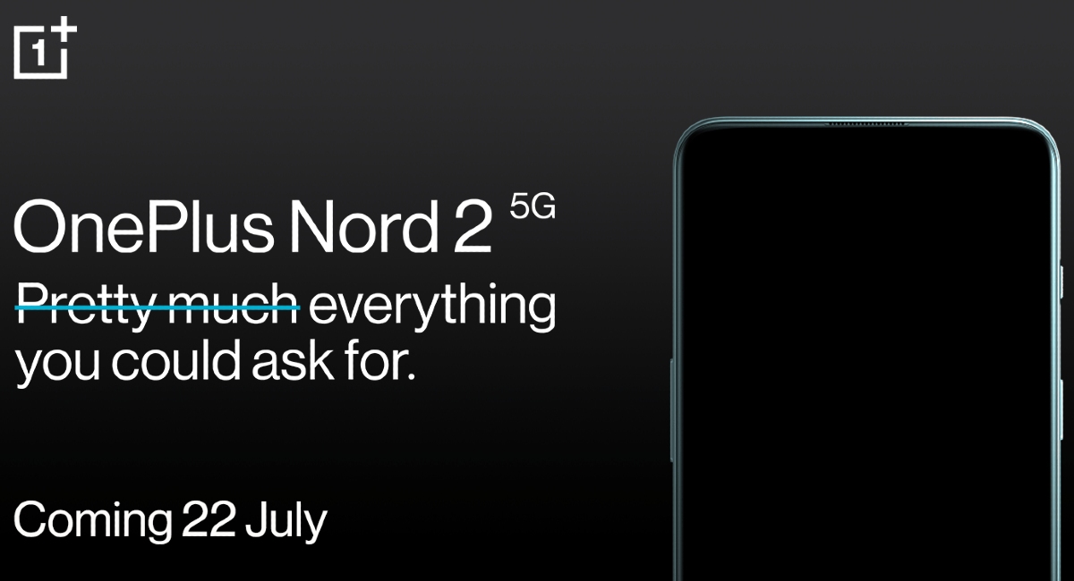 OnePlus Nord 2 5G India Launch Date Set for July 22, Amazon Reveals