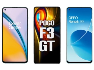 OnePlus Nord 2 vs Poco F3 GT vs Oppo Reno 6: Price in India, Specifications Compared